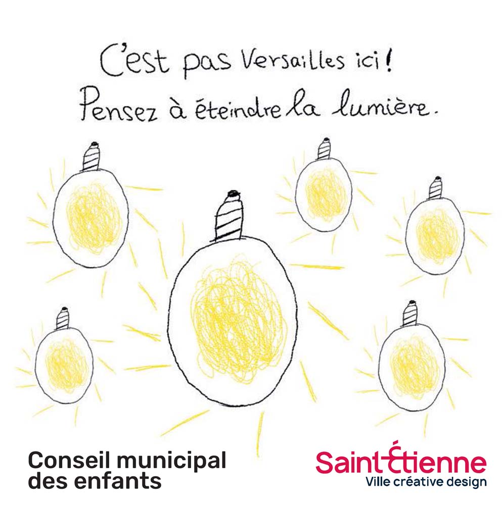 Sticker réalisé par le Conseil municipal des enfants